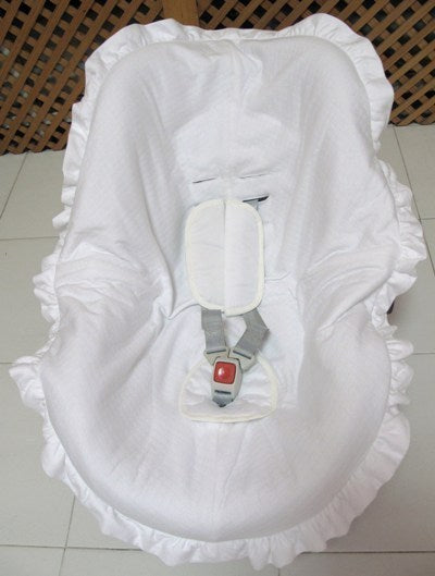 White car seat cover